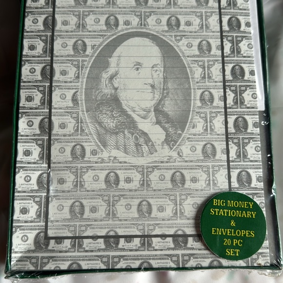 BIG MONEY STATIONARY & ENVELOPES 20 PC SET - Picture 5 of 5